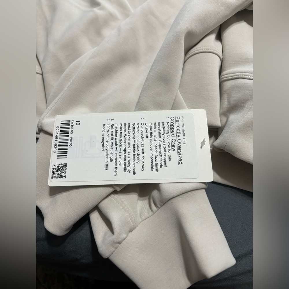 Lululemon Oversized Cropped Crew Sweatshirt - Picture 5 of 9
